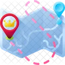 Route Location Map Icon