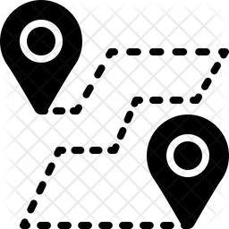 Route Icon Of Glyph Style Available In Svg Png Eps Ai Icon Fonts
