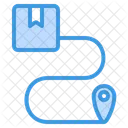 Route Tracking Delivery Icon