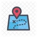 Route Map Gps Icon