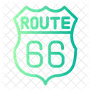 Route Highway Road Sign Icon
