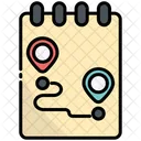 Notepad Route Notebook Icon
