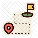 Route Navigation Location Icon