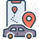 Route Routing Pathway Icon