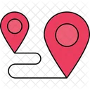 Route Delivery Map Icon