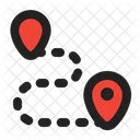 Route Map Gps Icon