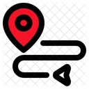 Route Pin Gps Icon