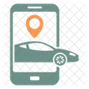 Route Road Car Icon