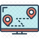 Route Way Path Icon
