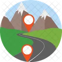 Route Location Gps Navigation Icon