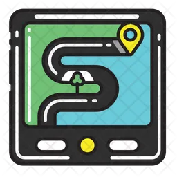 Route Map  Icon