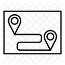 Route Map  Icône