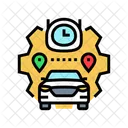 Route Optimization Autonomous Icon