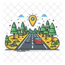 Location Navigation Map Icon