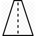 Icone De Ligne De Route Sinueuse Icon
