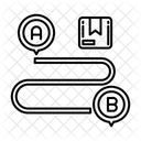 Routenplanung  Symbol
