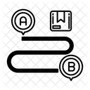 Routenplanung  Symbol