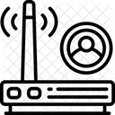 Router Connection Communication Icon