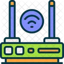 Router Connection Cyberspace Icon