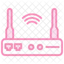 Router Duotone Line Icon Icon