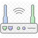 Router Lineal Color Icon Icon