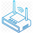 Isometrisch Internet WLAN Symbol