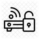 Entsperren Router Modem Symbol