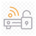 Entsperren Router Modem Symbol