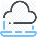 Maschine Cloud Netzwerk Symbol