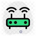 Router teilen sich doppeltes Signal  Symbol