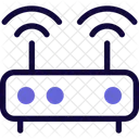 Router Teilen Doppelsignal Router Teilen Router Symbol