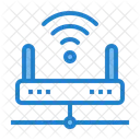 Connexion Reseau Routeur Wifi Icône