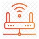 Connexion Reseau Routeur Wifi Icône