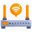 Routeur Modem Signal Icône