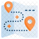 Routh Gps Navigation Map Icon