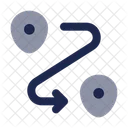 Routing Daten Navigation Symbol