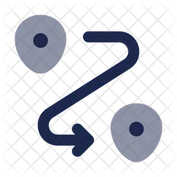 Routenplanung  Symbol