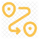 Routing Daten Navigation Symbol