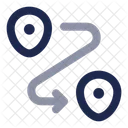 Routing Daten Navigation Symbol
