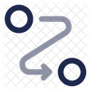 Routing Daten Navigation Symbol