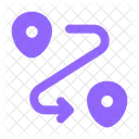 Routing Daten Navigation Symbol