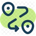 Routing Daten Navigation Symbol