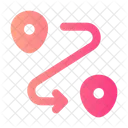 Routing Daten Navigation Symbol