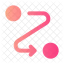 Routing Daten Navigation Symbol