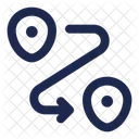 Routing Daten Navigation Symbol