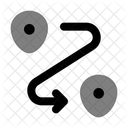 Routenplanung Symbol