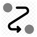 Routenplanung Symbol