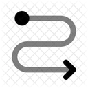 Routenplanung Symbol