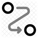 Routenplanung Symbol