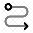 Routenplanung Symbol